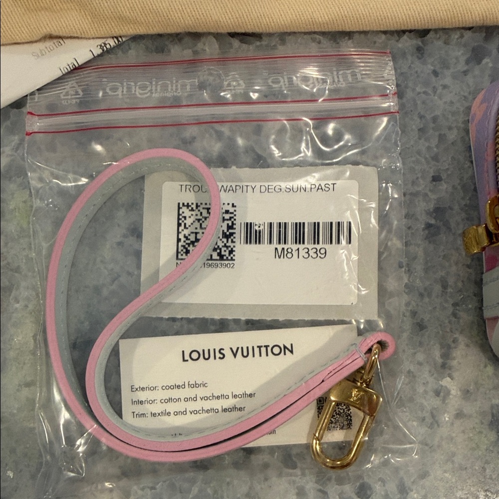 NEW Louis Vuitton Spring in the City Wapity Zip Wristlet Sunrise Pastel - Picture 9 of 10